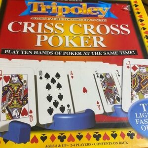 Criss Cross Poker Game by Cadaco by Tripology New in Sealed Box!